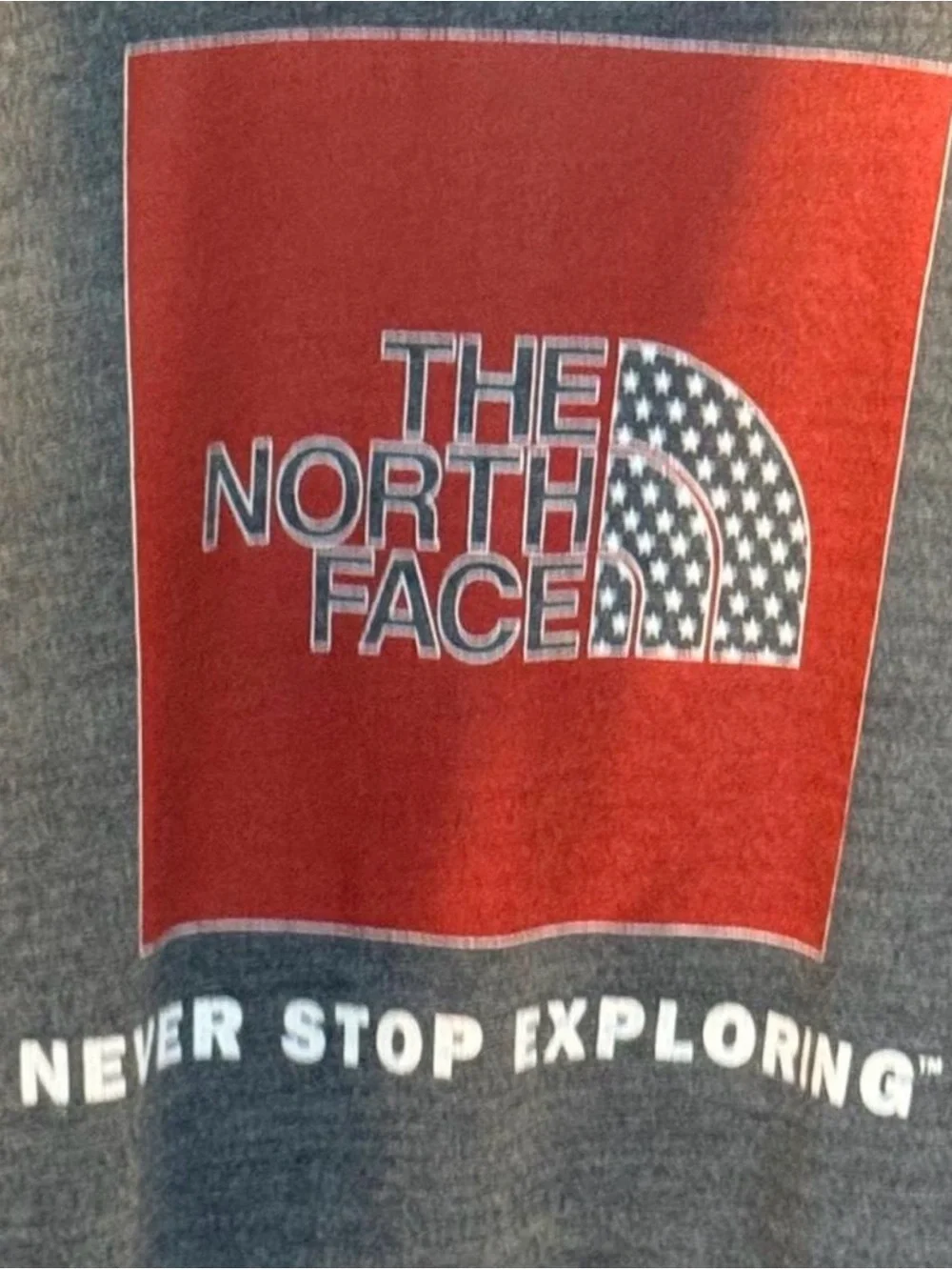 The North Face Red Box Americana Full-Zip Hoodie Size: Men's Extra Large Tall
